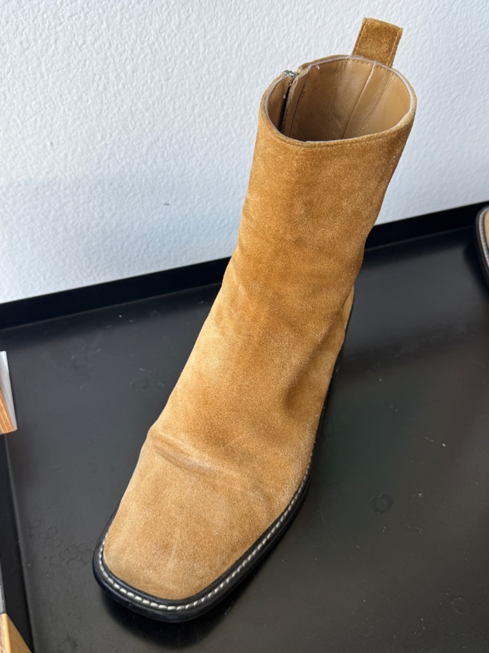 Everlane The City Boot in Toasted Almond Suede - Picture 9 of 16